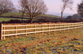 post and rail fencing